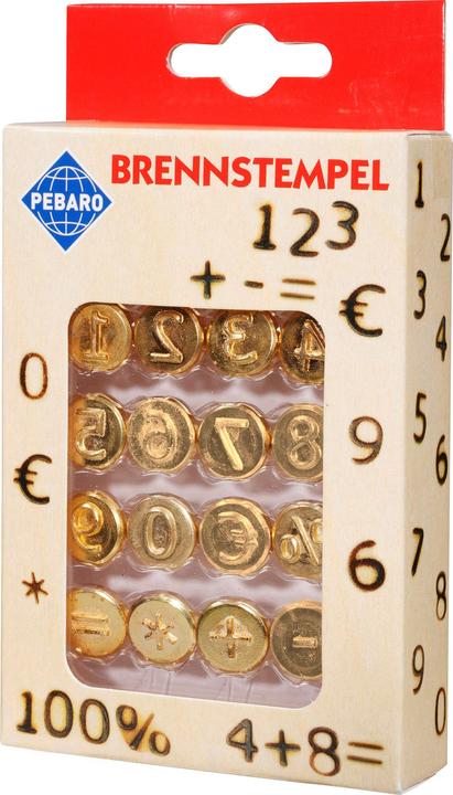 Actual product image Pebaro Branding iron set (Burning tip)
