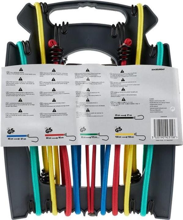 Actual product image Master Lock Rubber tensioning cables set