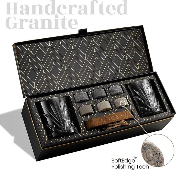 Produktbild Rocks Whiskey Chilling Stones Whiskey Steine Set (3 dl, 6 x, Whiskygläser)