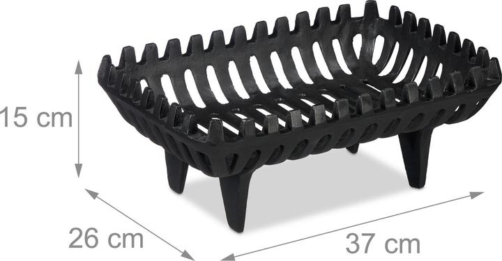 Immagine prodotto Relaxdays Kaminrost (37 x 26 x 15 cm)