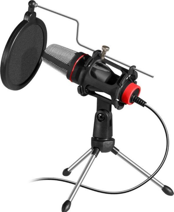 Actual product image Defender FORTE GMC 300 STREAMING Microphone with 3 5 mm jack