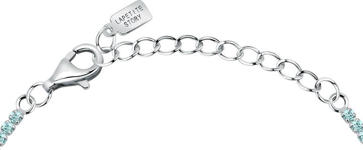 Immagine prodotto La Petite Story Bracciale tennis in argento con zirconi azzurri Argento LPS05AWV35 (16 cm, Argento 925)