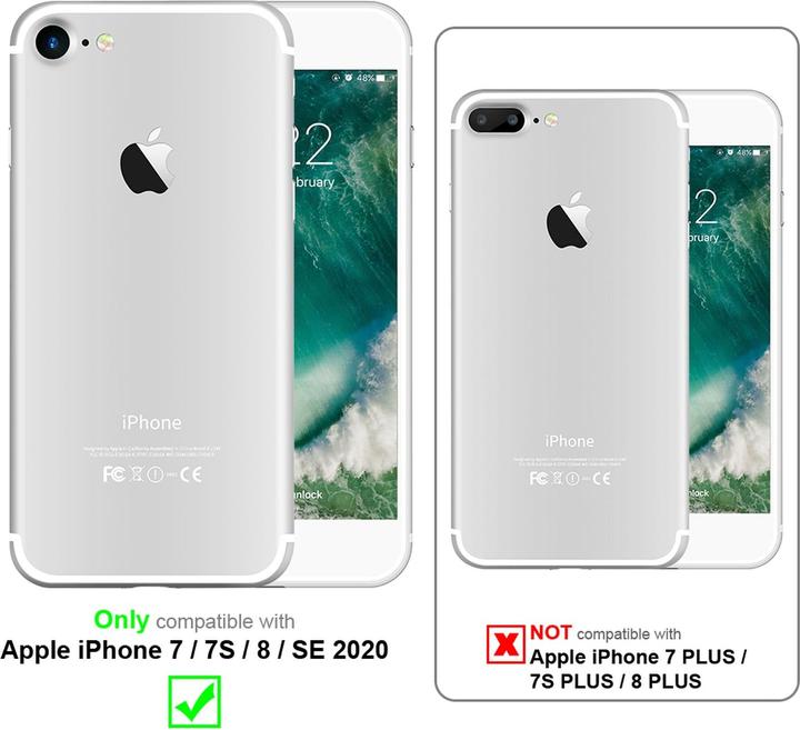 Productafbeelding Cadorabo Boek Onzichtbare Magneethoes (Apple iPhone 7, Apple iPhone SE (2e generatie))