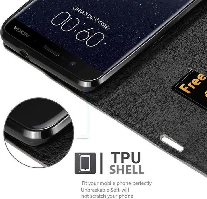 Productafbeelding Cadorabo Boek Onzichtbare Magneethoes (Nokia 8 Sirocco)