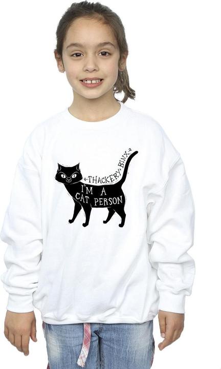 Actual product image Disney Girls Hocus Pocus A Cat Person Sweatshirt (152, 158)