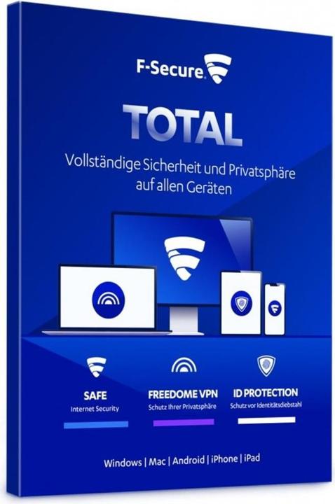 Actual product image F-Secure Total (3 User, 3 Devices/Users, 12 months)