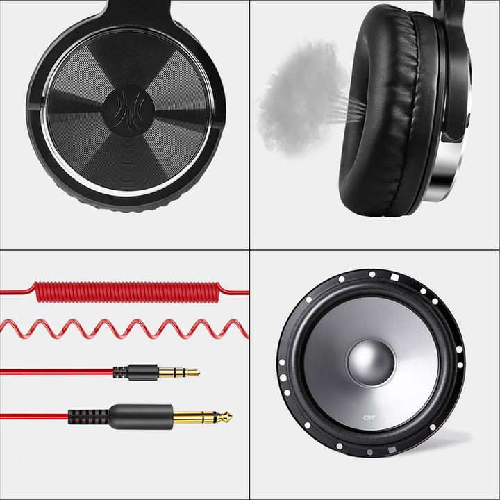Actual product image OneOdio Headphones Pro10 red (Cable)