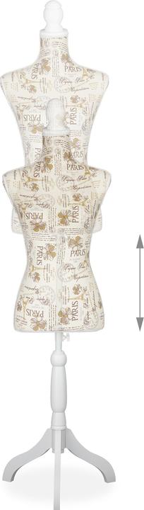 Actual product image Relaxdays Dressmaker's dummy (41 x 34.5 x 168 cm)