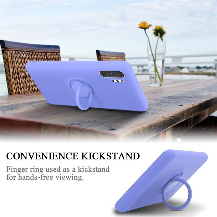 Actual product image Cadorabo TPU Liquid Ring Silicone Case Cover (Samsung Galaxy Note 10 Plus)