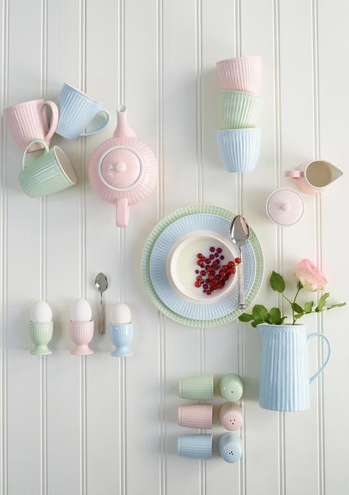 Produktbild Greengate Alice Speiseteller pale blue 26,5 cm (1 x)