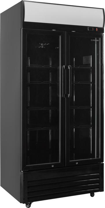 Actual product image Gastro Hero Getränkekühlschrank ECO miteuchtaufsatz und Klapptüren (630 l)