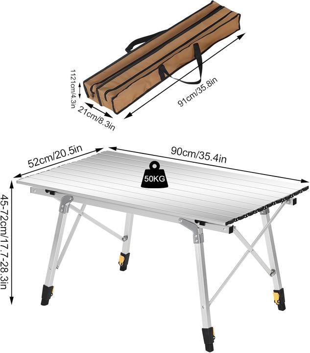 Produktbild ESituro Campingtisch klappbar