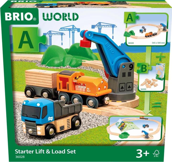 Actual product image Brio Goods train with crane