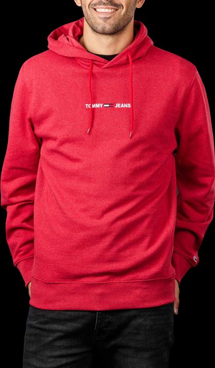 Image du produit Tommy Hilfiger Tommy Straight Logo Hoodie deep crimson (XXL)