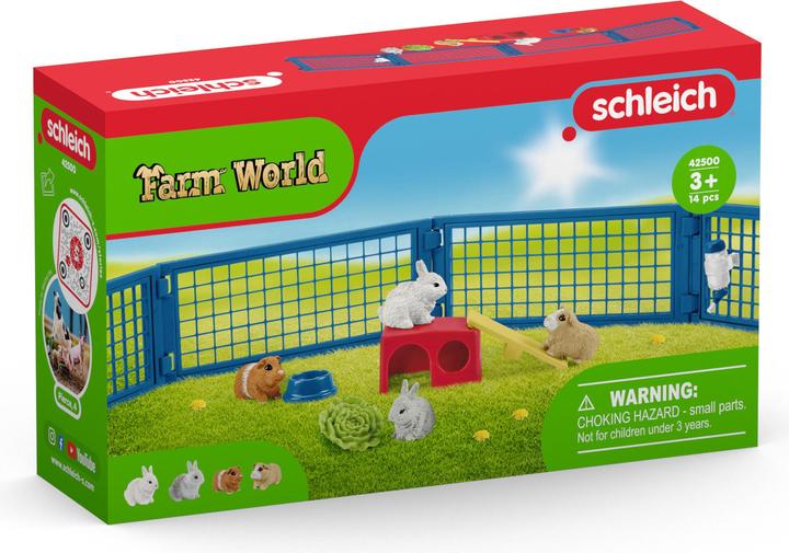 Actual product image Schleich Home for rabbits and guinea pigs
