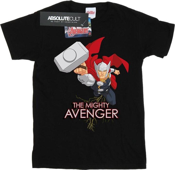 Actual product image Girls Thor The Mighty Avenger Cotton T-Shirt (116)