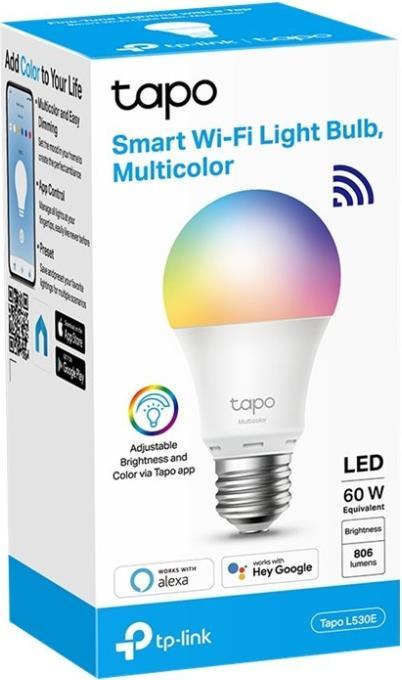 Produktbild TP-Link Tapo L510E (2-pack) (E27, 8.70 W, 806 lm, 2 x, F)