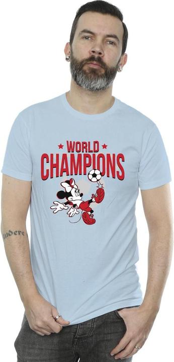 Actual product image Disney Mens Minnie Mouse World Champions T-Shirt (L)