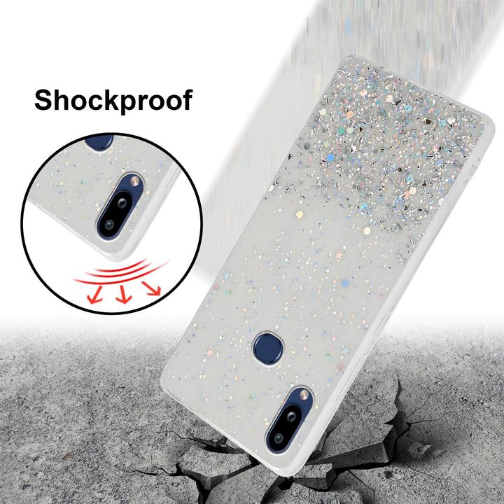 Produktbild Cadorabo TPU Cover funkelnder Glitter (Samsung Galaxy A10s, Samsung Galaxy M01s)