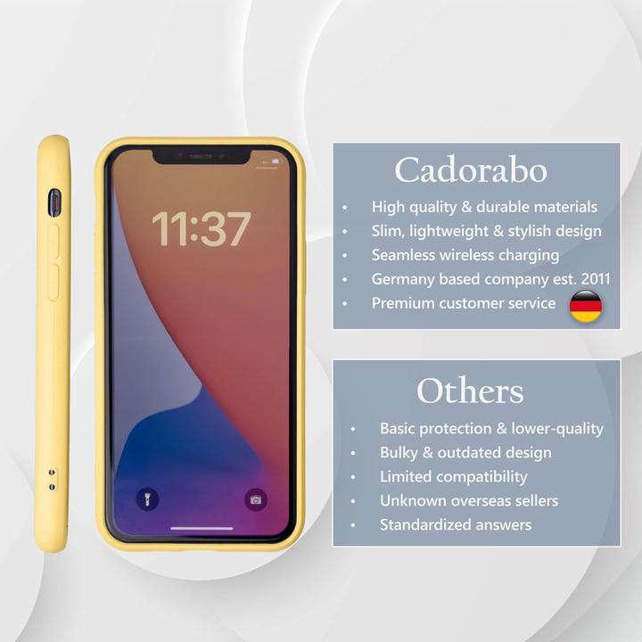 Immagine prodotto Cadorabo Copertura della cassa del silicone liquido TPU (Apple iPhone 11 Pro)