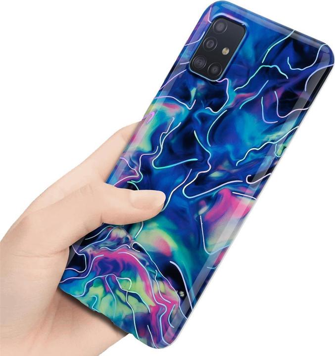 Produktbild Cadorabo IMD TPU Bunter Marmor Cover (Samsung Galaxy M40s)