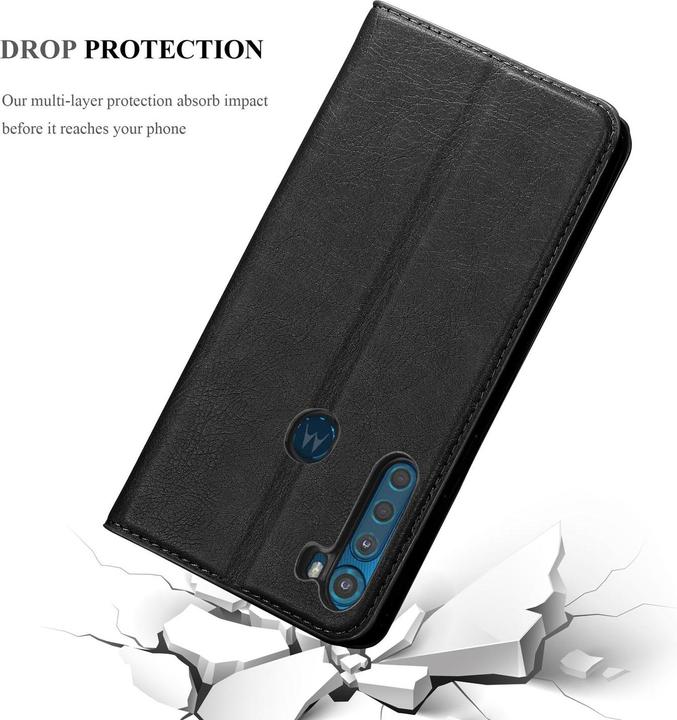 Productafbeelding Cadorabo Boek Onzichtbare Magneethoes (Motorola One Fusion+)