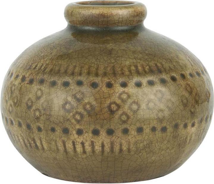 Produktbild Ib Laursen Keramik Vase Krakeliert (1 x, 11 x 14 cm)
