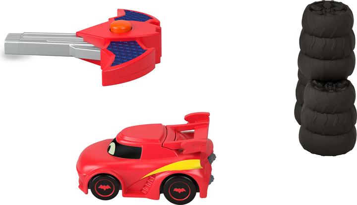 Actual product image Fisher-Price Batwheels Key Car Racer Redbird