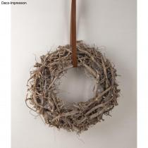 Actual product image Rayher Willow wreath white wiped 40cm