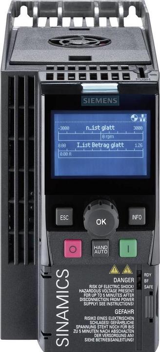 Actual product image Siemens Frequency converter SINAMICS G120C 4.0 kW 3-phase 400 V