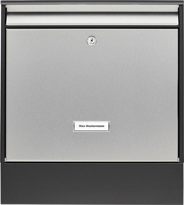 Produktbild Burg Wächter Briefkästen Oxford 6877 black&steel