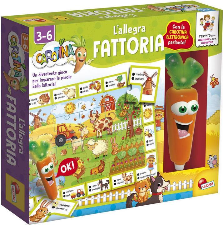 Immagine prodotto Lisciani 92642 - - Carotina Penna Parlante Blister Allegra Fattoria
