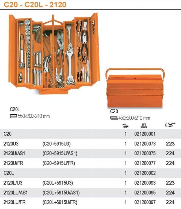 Produktbild Beta Tools Werkzeugkasten