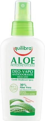 Equilibra EQUILIBRA Aloe Protezione Naturale Gentle Deodorant Spray aleosowy dezodorant anti-odour Aloe Vera 7 (Spray, 75 ml)