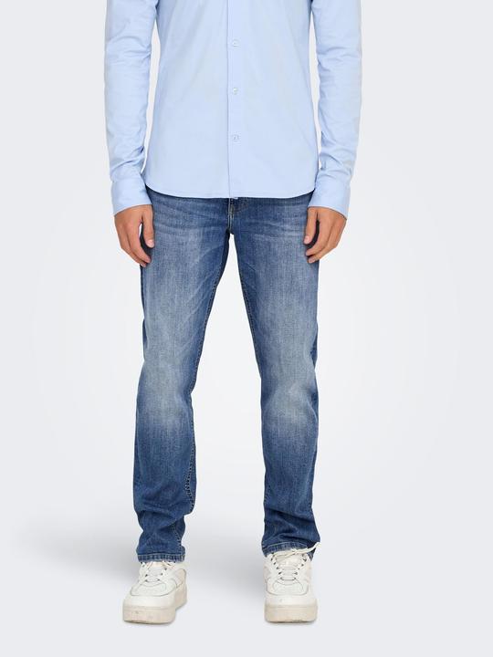 Image du produit Only & Sons ONSWEFT Mittlere Taille Normal geschnitten Jeans Slim Fit Jeans (W31/L30)