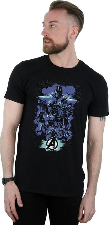 Image du produit - T-shirt AVENGERS ENDGAME SPACE SKETCH - Homme (5XL)