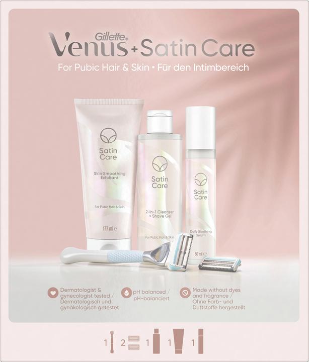 Actual product image Gillette Venus Satin Care Set