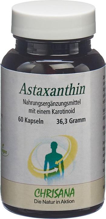 Produktbild Chrisana Astaxanthin Kapseln (60 Stk) (60 Stück, Kapseln, 500 g)