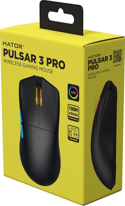 Actual product image Hator Pulsar 3 PRO Wireless (Cable, Wireless)
