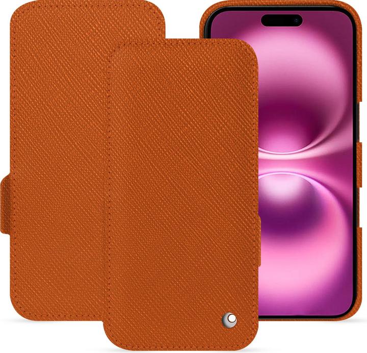 Noreve Horizontal leather flap shell (Apple iPhone 16 Plus)