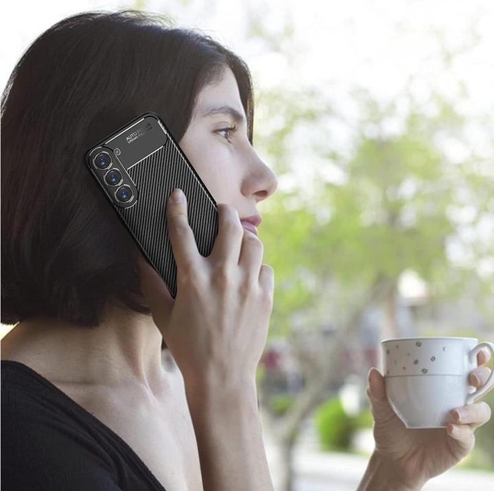 Actual product image Screenguard Carbon Design TPU Case (Samsung Galaxy S23+)