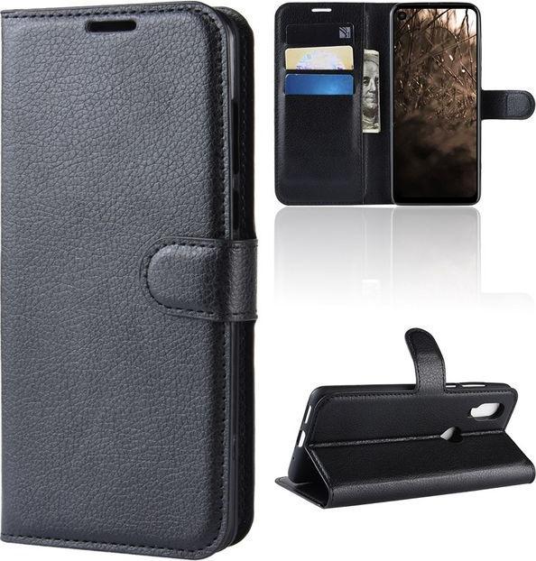 Produktbild MU Classic Litchi Leder Bookcover Series (Motorola One Vision)