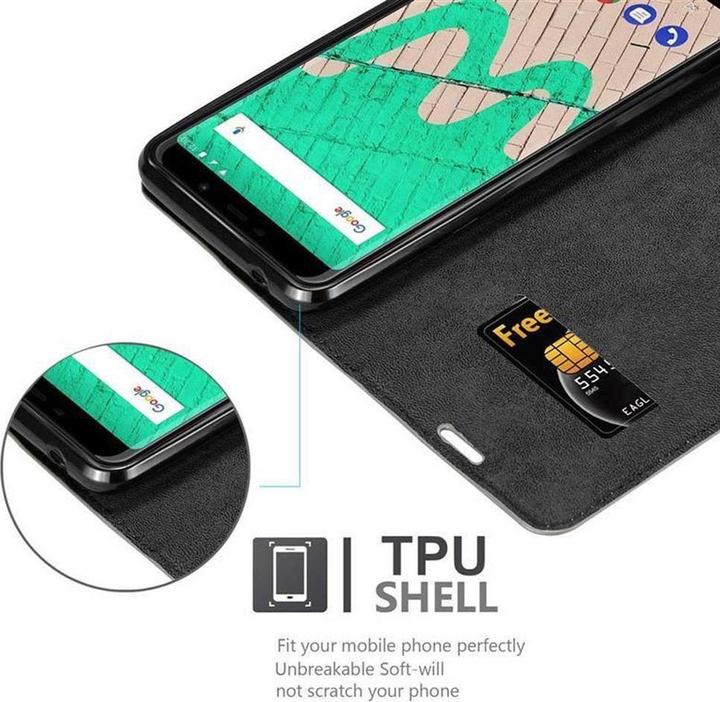 Produktbild Cadorabo Book Invisible Magnet Cover (Wiko View Max)