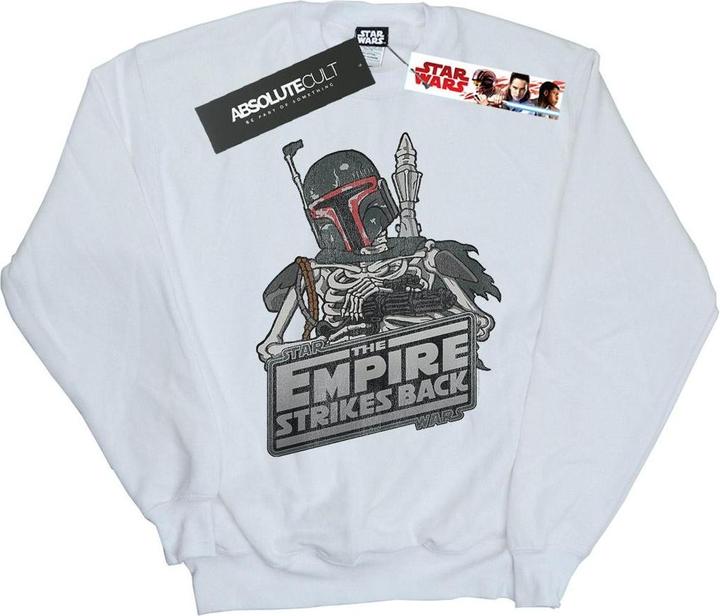 Actual product image Star Wars Mens Boba Fett Skeleton Sweatshirt (XXL)