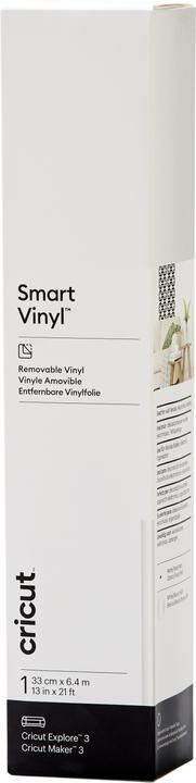 Produktbild Cricut Vinylfolie Smart ablösbar 33 x 640 cm, 1 Stück, Weiss