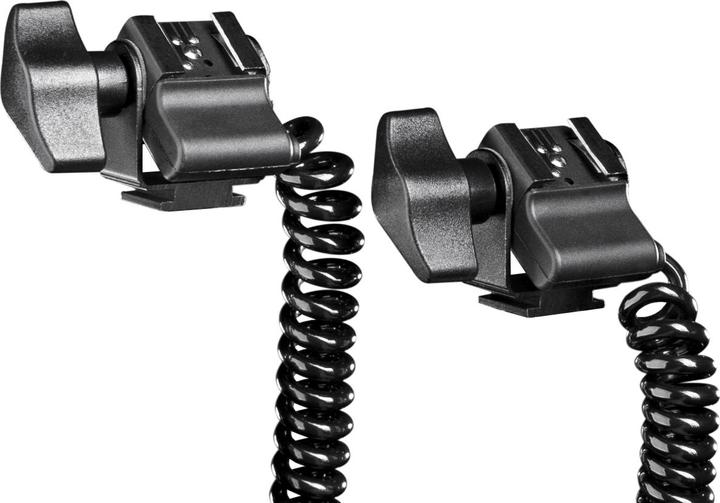 Actual product image Walimex 2-way spiral flash cable TTL Pentax (Flash cables)