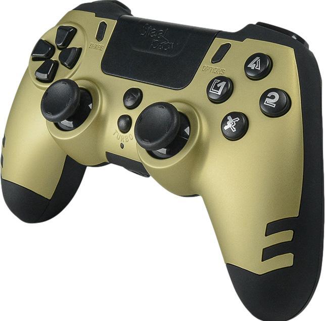 Produktbild Steelplay Slim Pack Wireless Controller Gold Multi (PS4, PC)