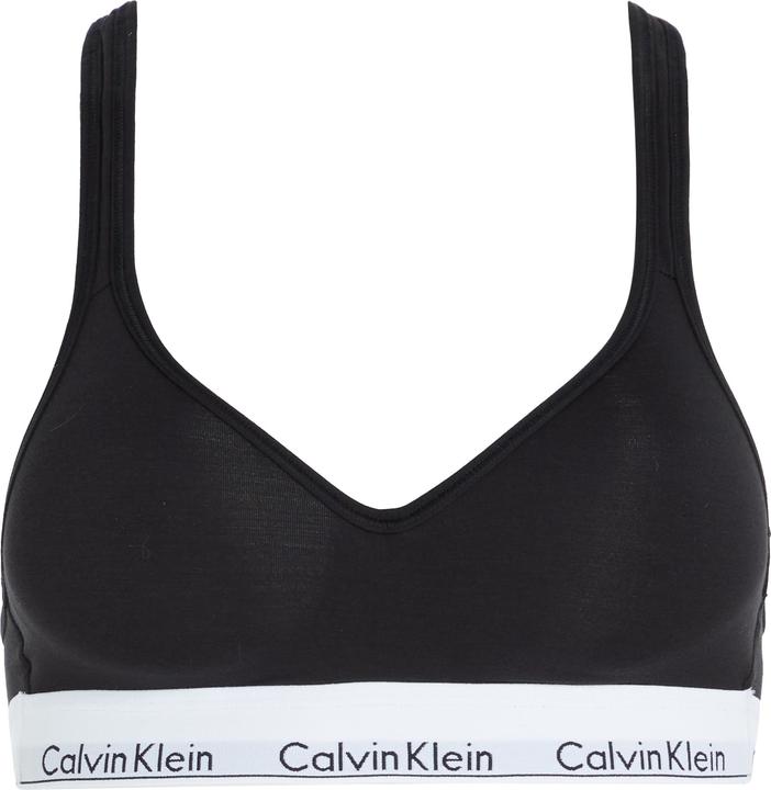 Calvin Klein Bustier "Modern Cotton Lift" Schwarz