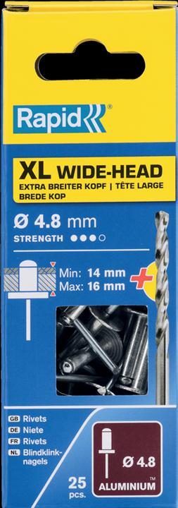 Produktbild Rapid XL Blindniete Ø 4,8 x 20 mm