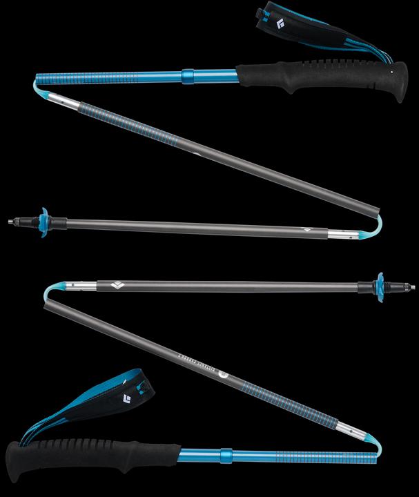 Actual product image Black Diamond Trekkingst?cke Distance Carbon Z (anthrazit/blau, 1 Paar, 110 cm) (110 cm)